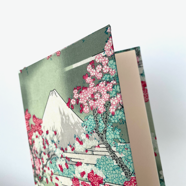 Mount Fuji and cherry blossoms