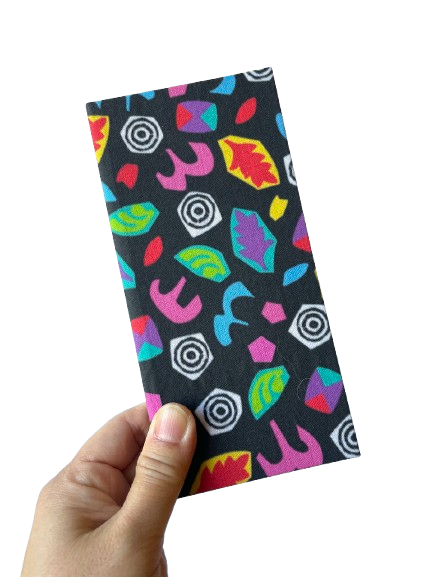 slim travel notebook hardcover handmade bookbinding portable stranger things 80s mall eleven