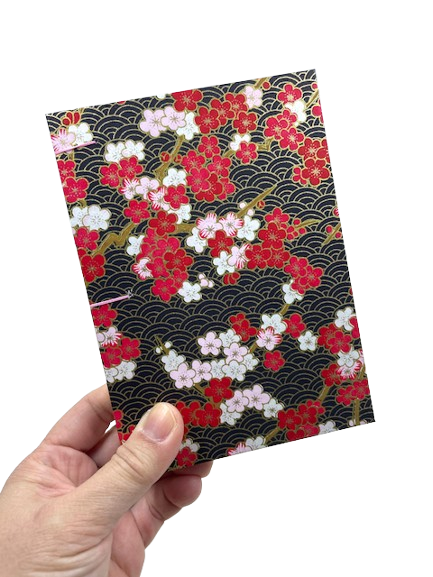 Sakura on Waves (black)