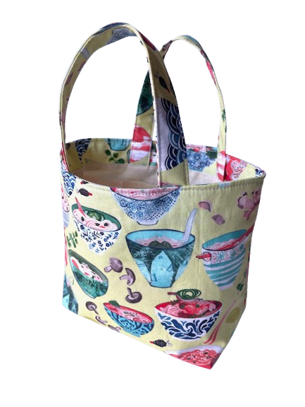 Noodle soup (green) Mini Tote Bag