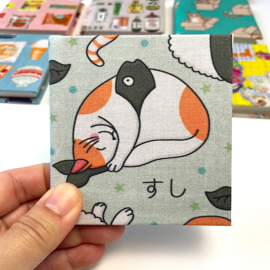 Tiny Salmon Sushi Cat